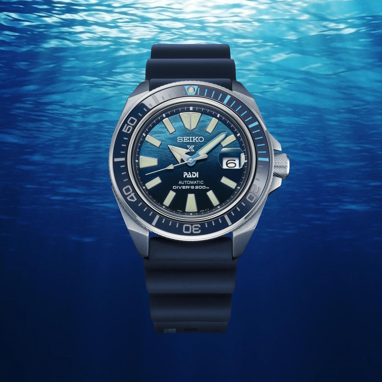 Seiko Prospex PADI Automatic Diver's Blue Dial Mens Watch SRPJ93