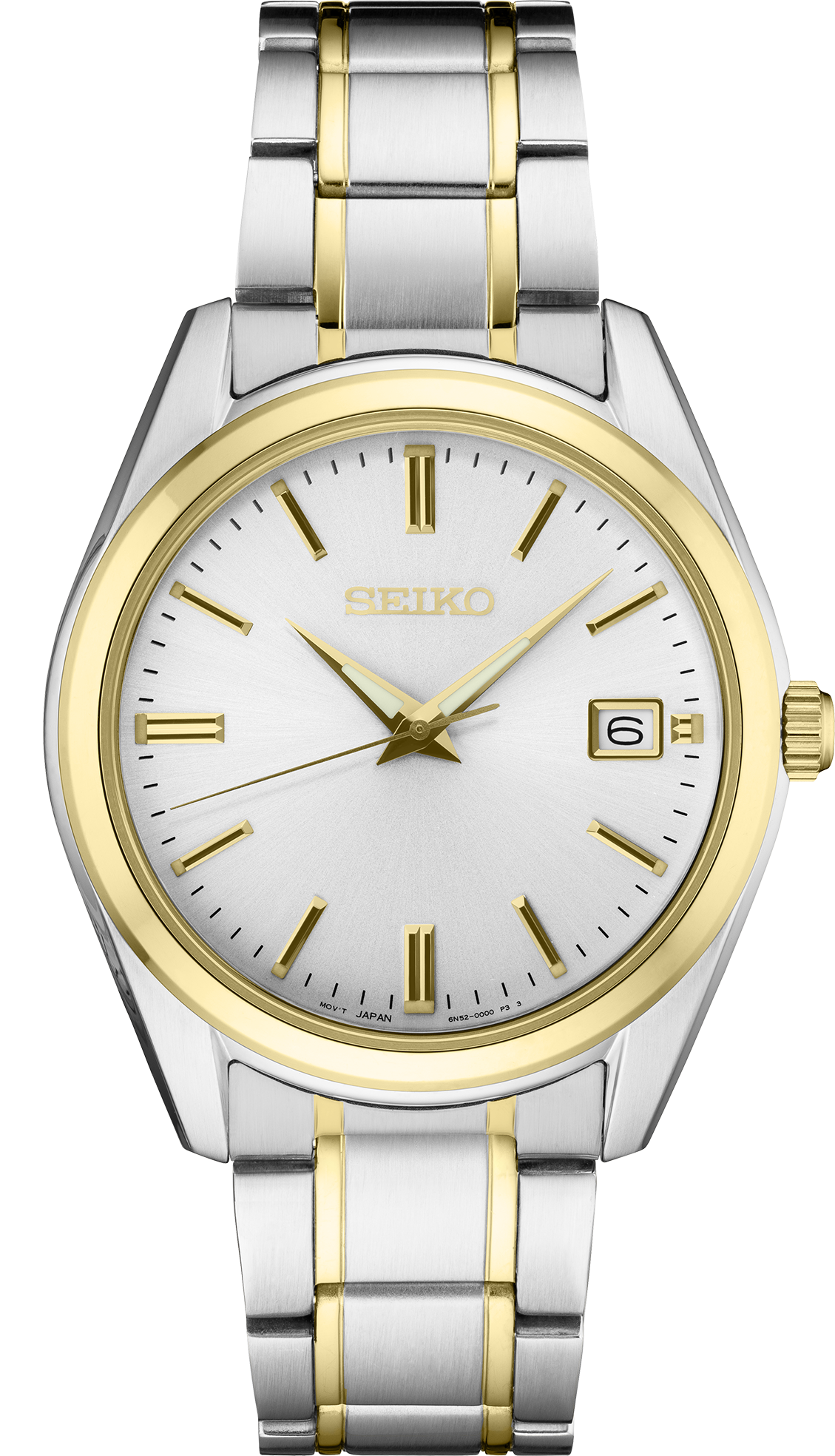 Seiko Essentials Collection Two Tone Mens Watch SUR312