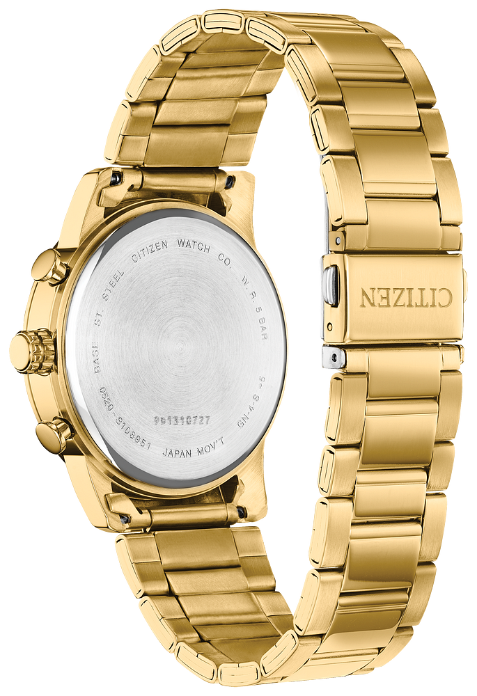 Citizen Quartz Chronograph Champagne Dial Mens Watch AN8052-55P