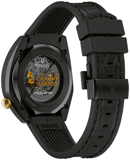 Bulova Grammy Automatic Mens Skeletonized Watch 98A241