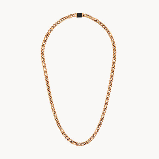 Bulova Latin GRAMMY Rose Gold Tone Curb Link Chain Necklace BVC1067-RSTNA