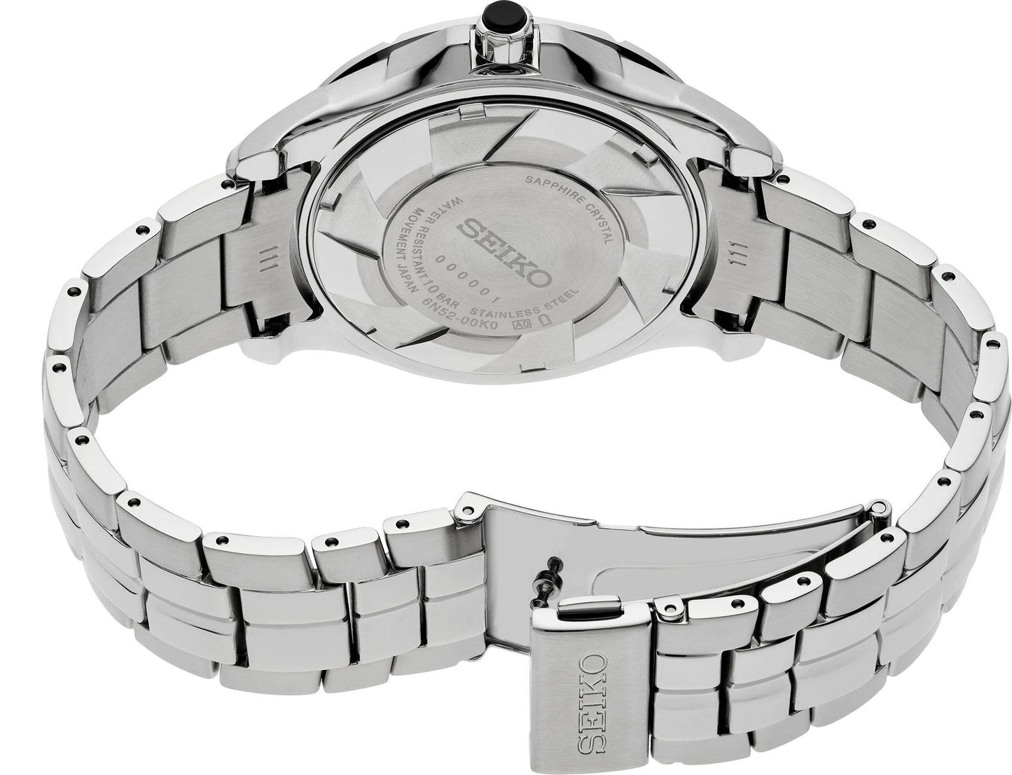 Seiko Coutura Mens Silver Tone Watch SUR565