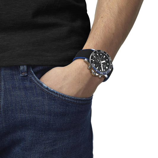 Tissot Seastar 1000 Chronograph Quartz Black Dial Men Watch T120.417.17.051.03