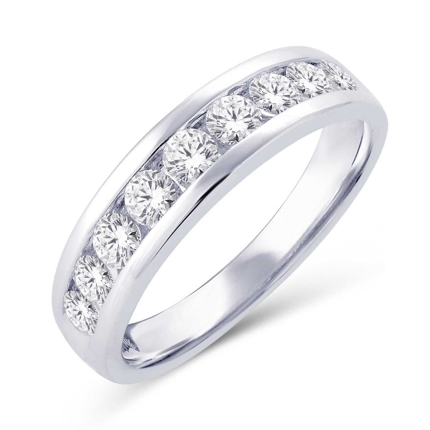 0.50ctw Diamond Wedding Bridal Band 10k White Gold