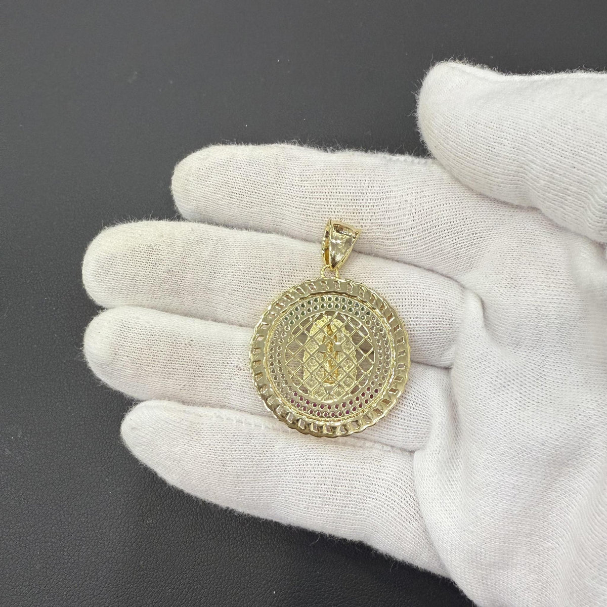 Our Lady of Guadalupe Sterling Silver Medallion Pendant