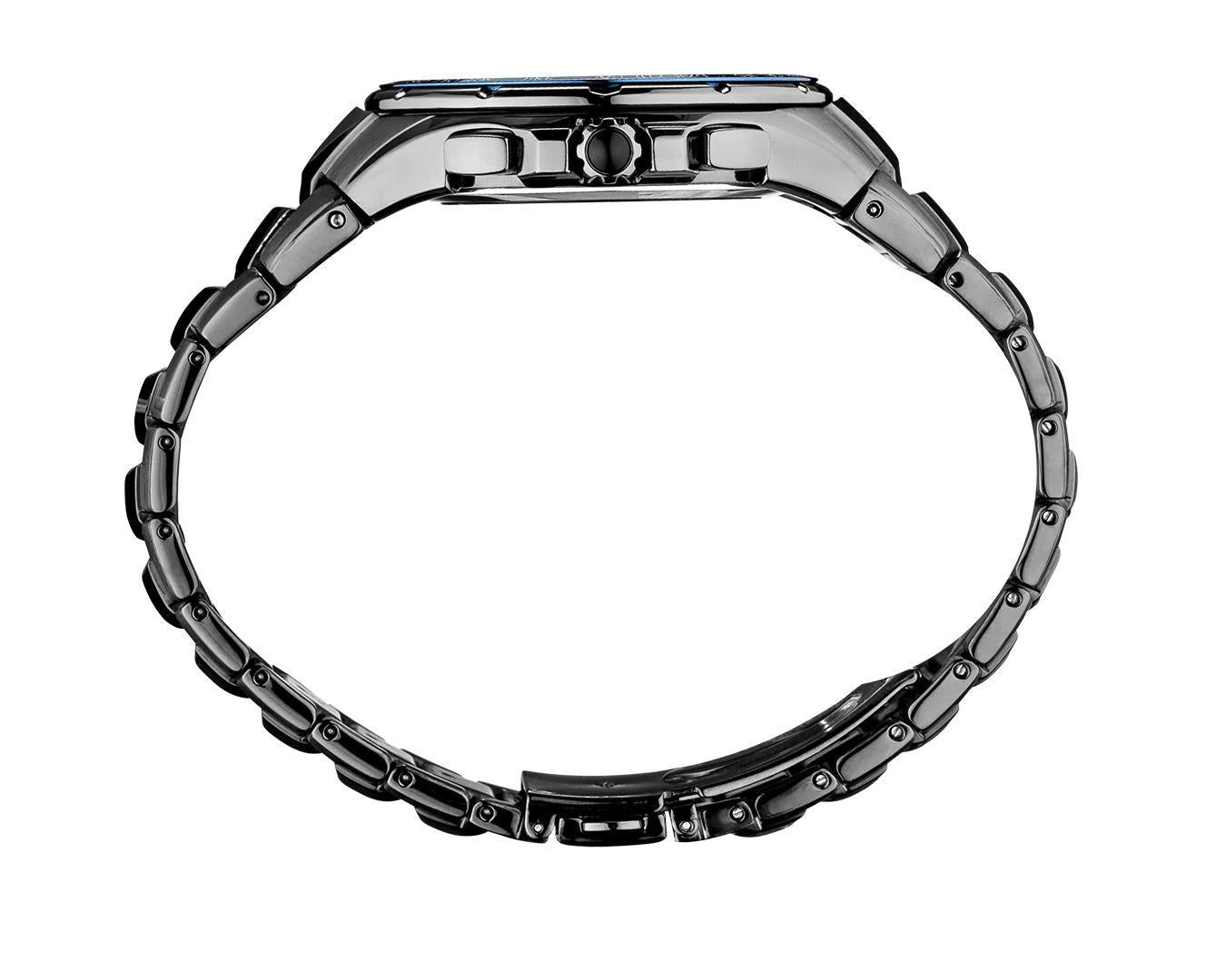 Seiko Coutura Radio Sync Solar Black Chronograph Mens Watch SSG021