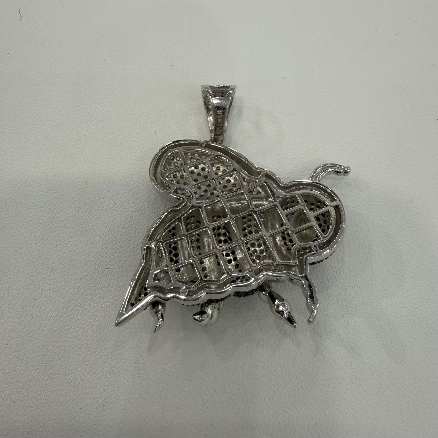 Bumblebee Charm 925 Sterling Silver Pendant Cz 1.7"