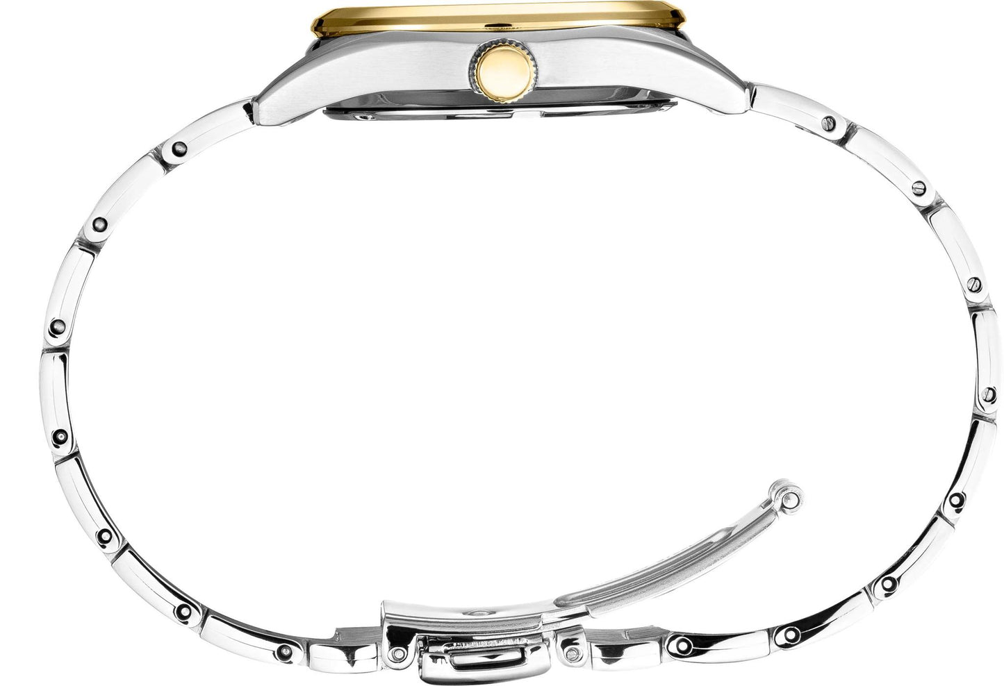 Seiko Essentials Two Tone Mother of Pearl Dial Womens Watch SUR636