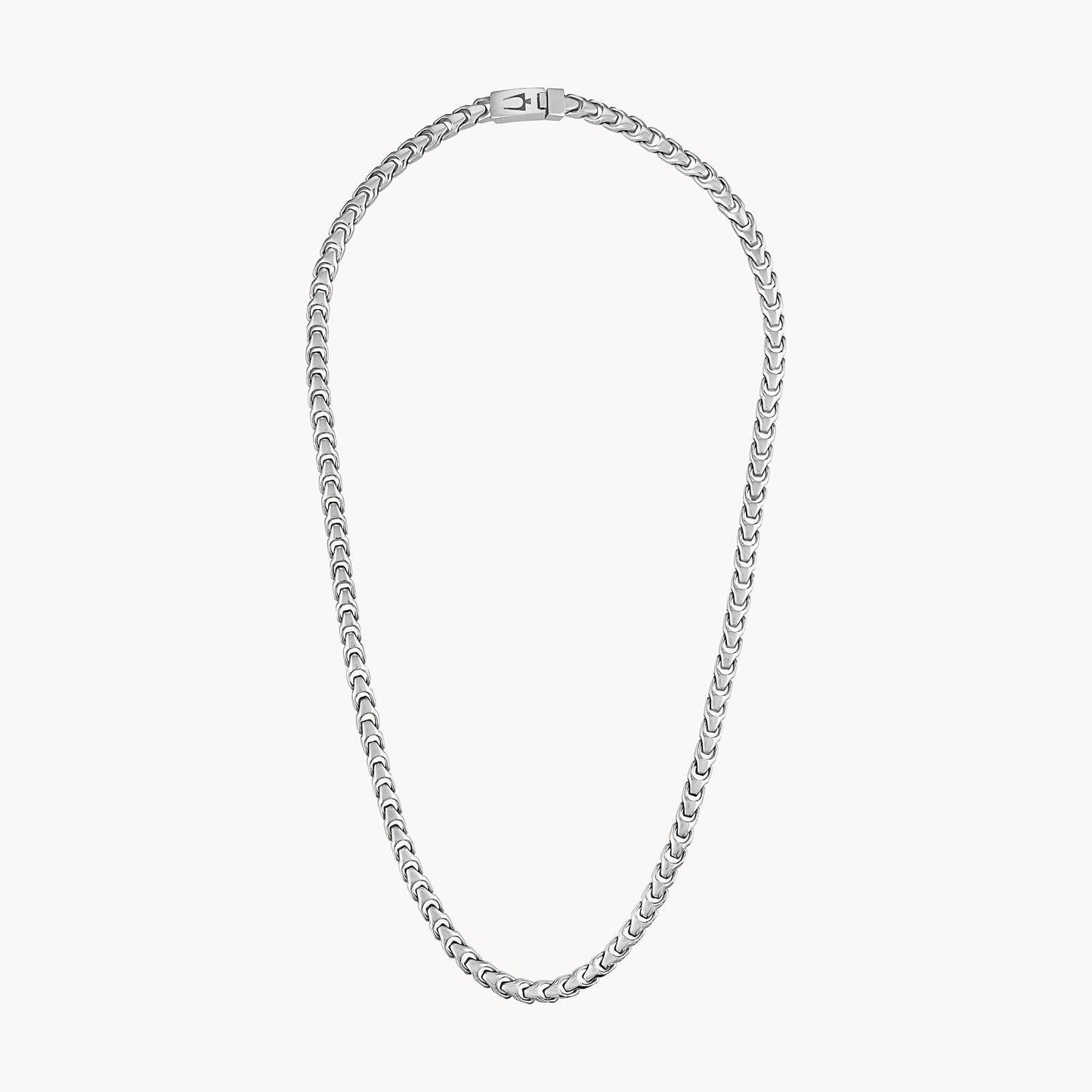 Bulova Link Stainless Steel Mens 6mm Chain Necklace BVC1057-NSTNA