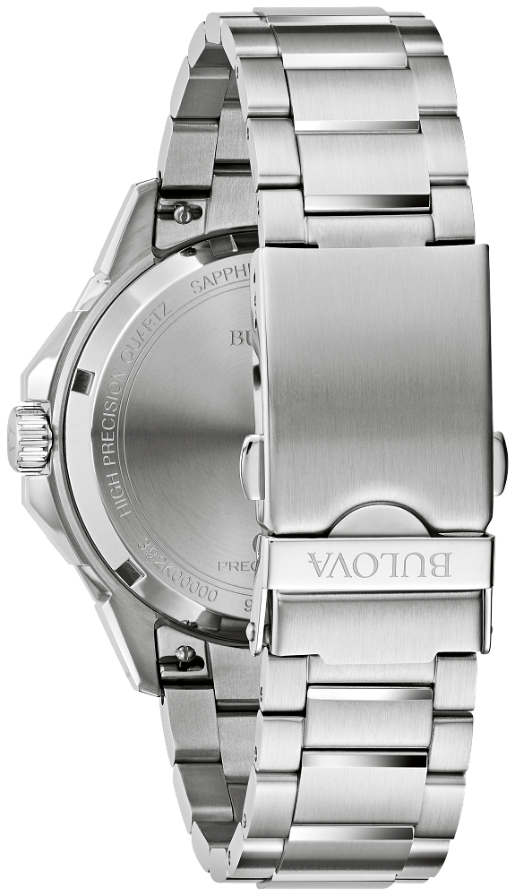 Bulova Marine Star Precisionist White Dial Men's Watch 96B426