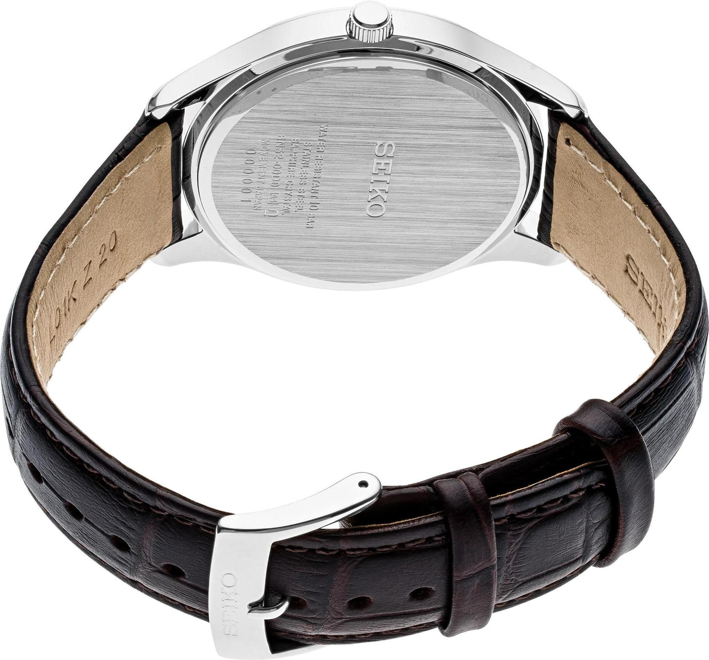 Seiko Essentials Collection Ivory Dial Mens Watch SUR421