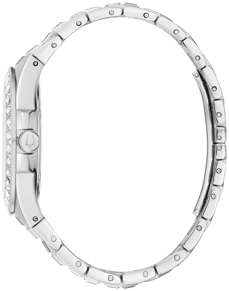 Bulova Crystal Green Dial Men Watch 96A253