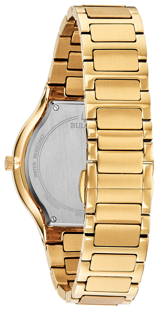 Bulova Futuro Millenia Gold Tone Mens Watch 97E100