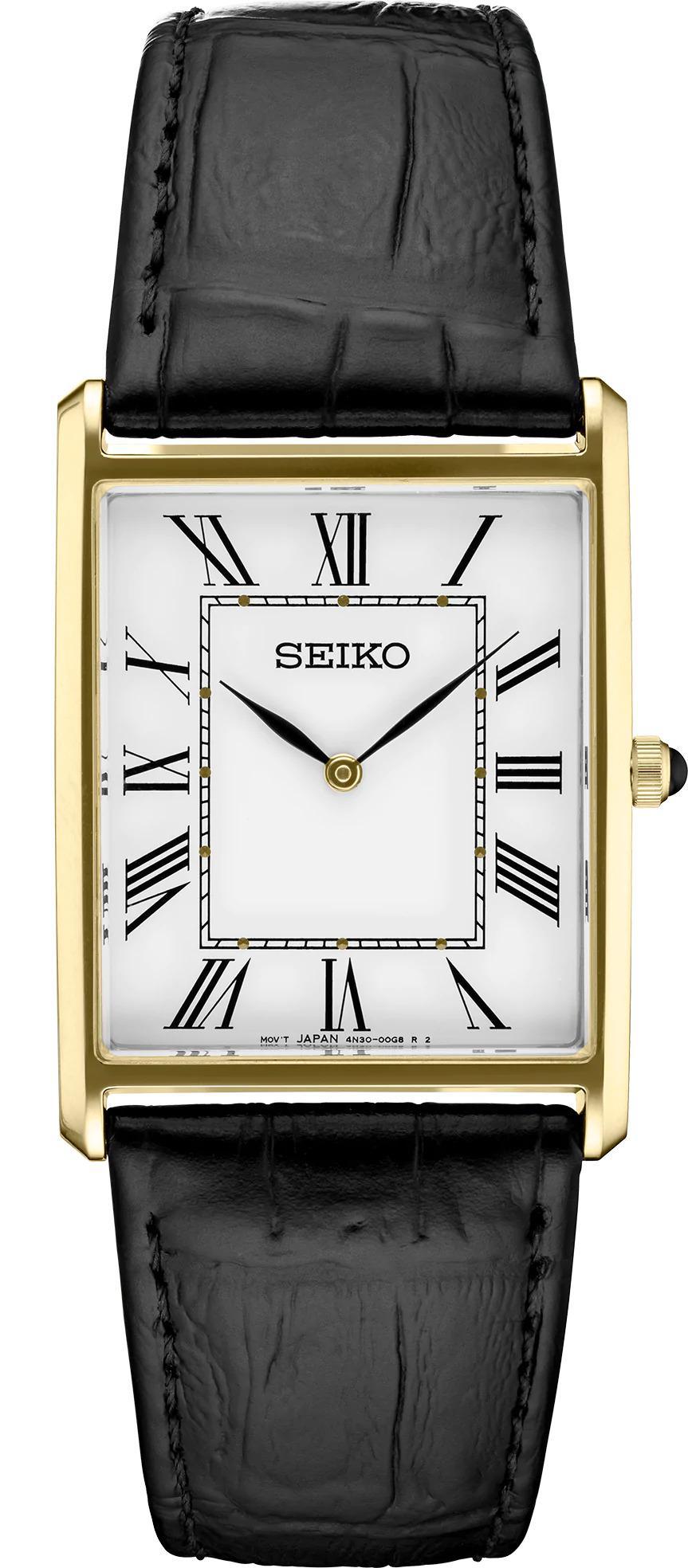 Seiko Essentials Collection Gold tone Men s Watch SWR052