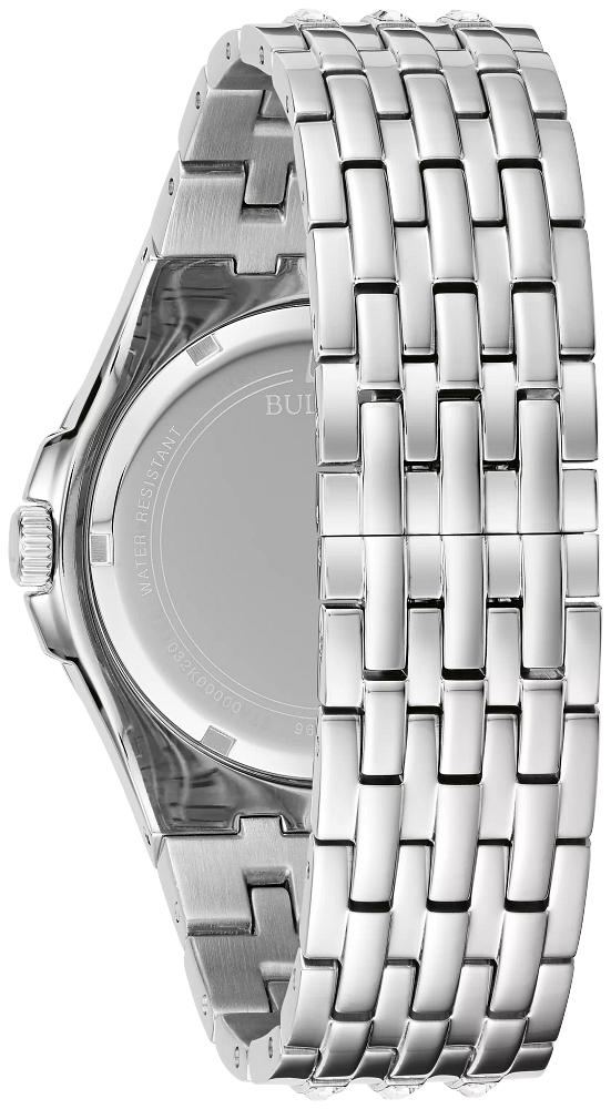 Bulova Crystal Green Dial Men Watch 96A253