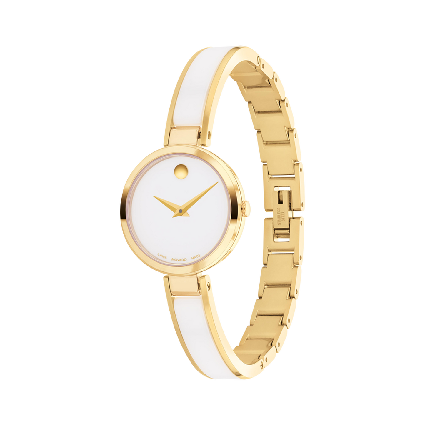Movado MODA White Ladies Watch 0607715