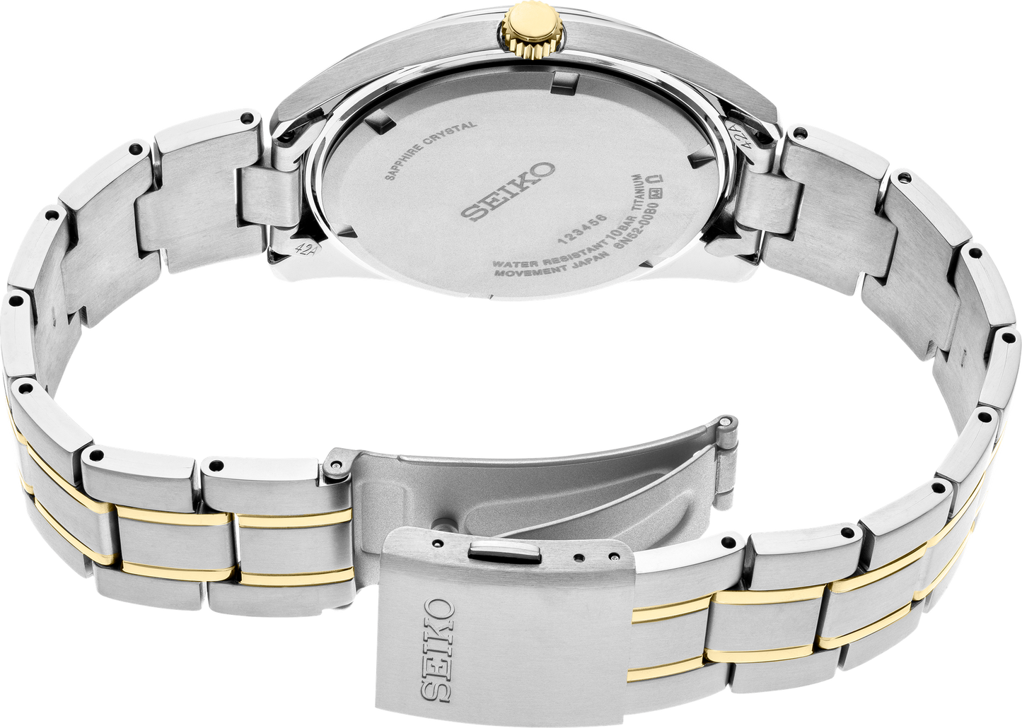 Seiko Essentials Men's Watch Titanium Green Dial SUR377