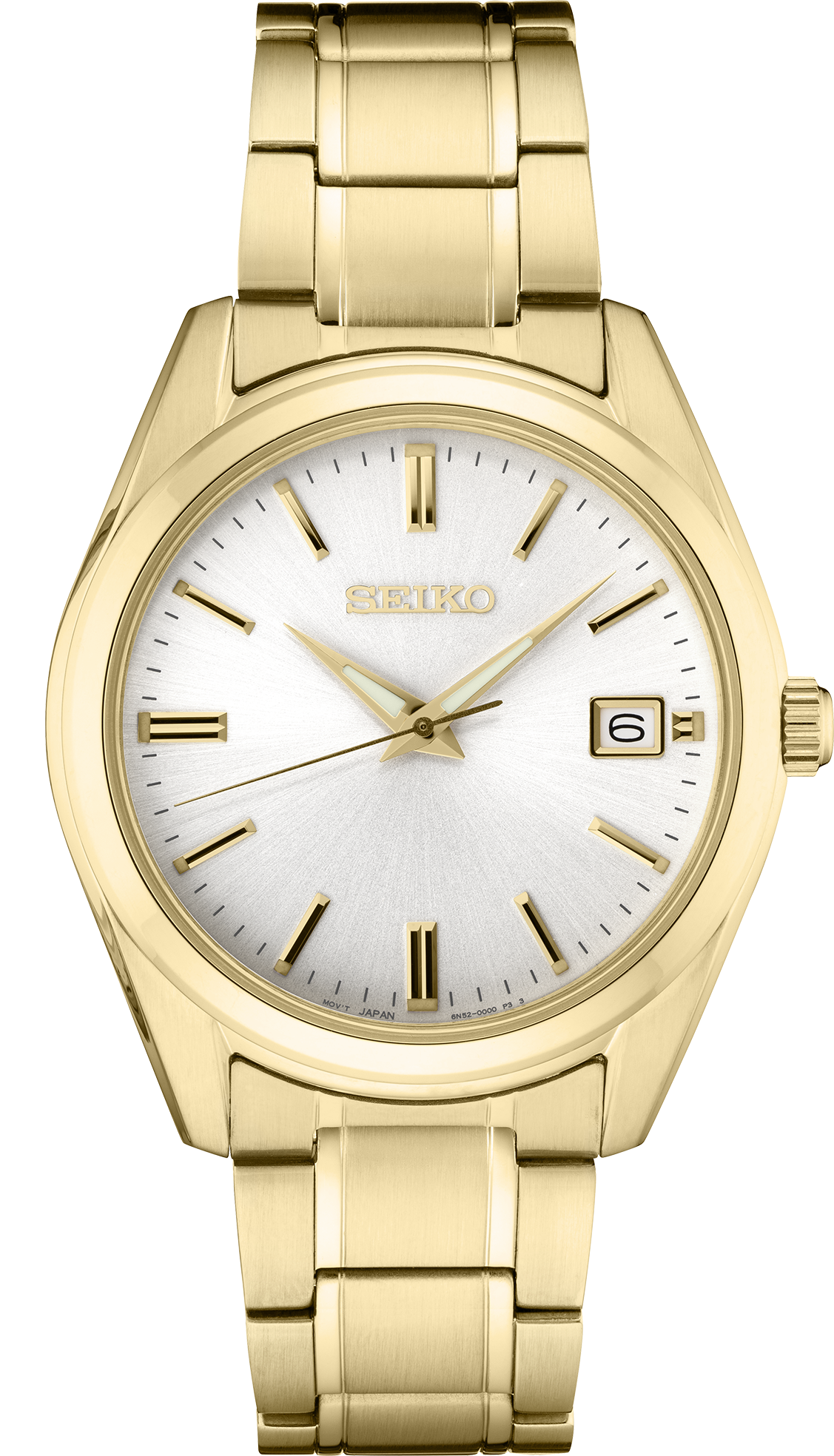 Seiko Essentials Gold Tone Men's Watch SUR314