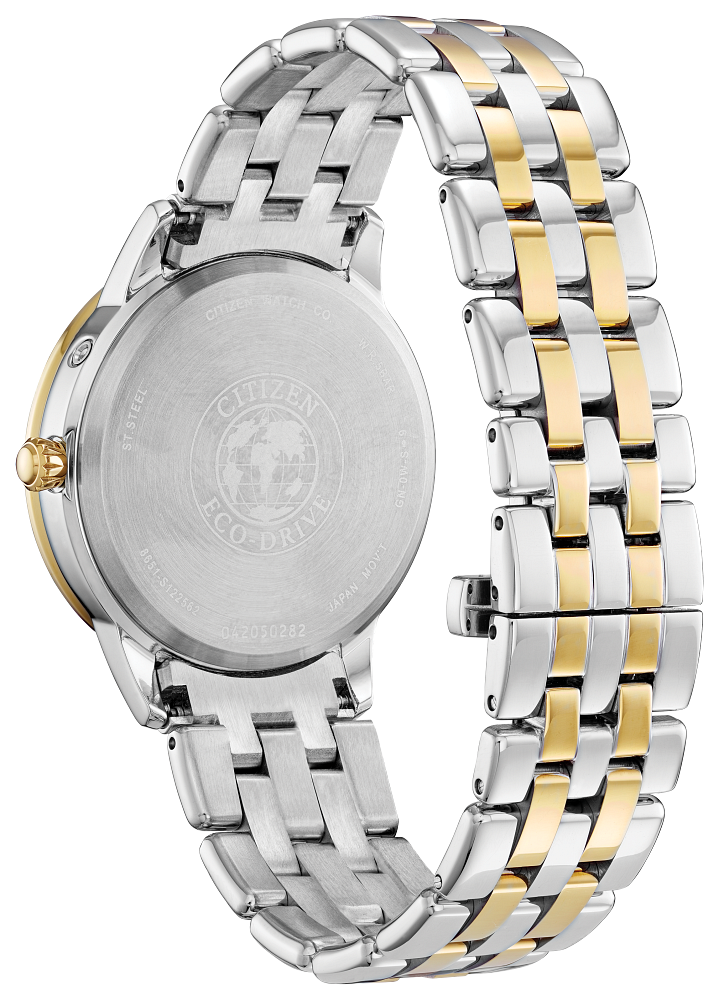 Citizen Calendrier Diamonds Moon Phase Mother of Pearl Womens Watch FD0004-51D