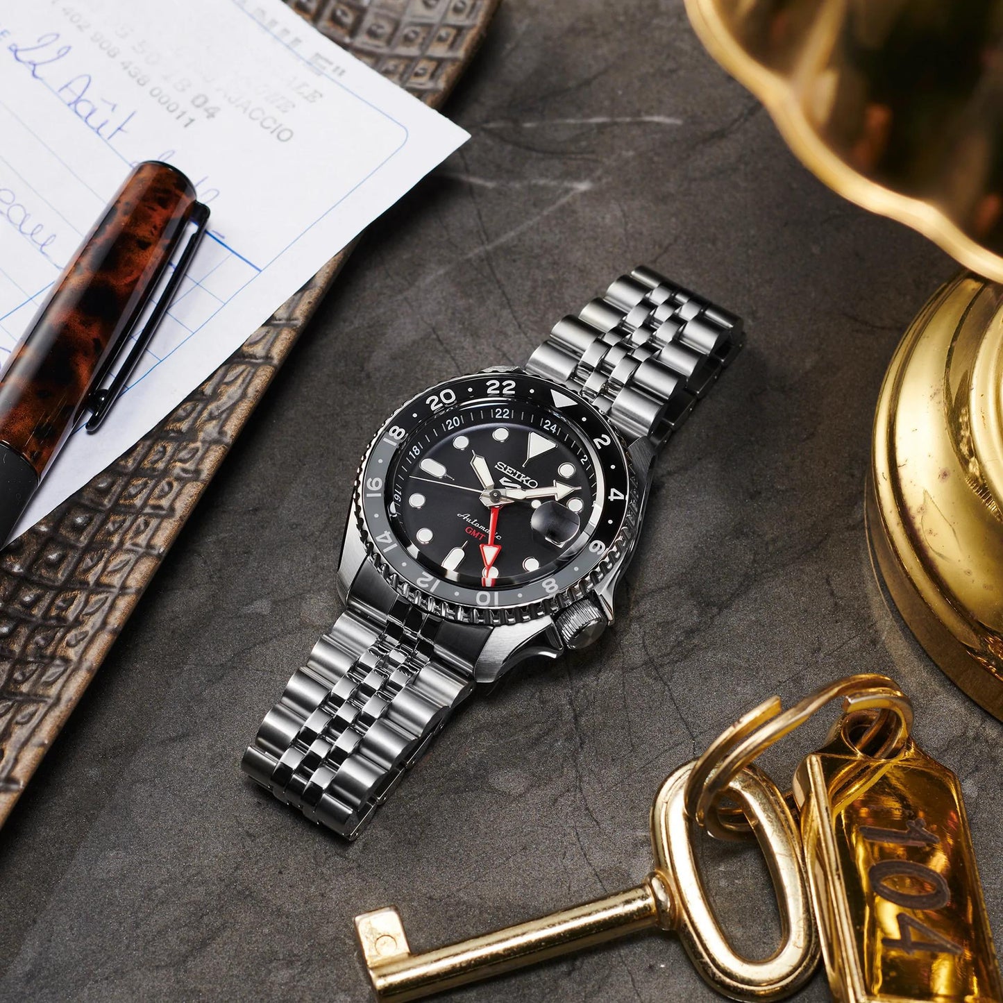 Seiko 5 Sports GMT Series Automatic Mens Watch SSK001