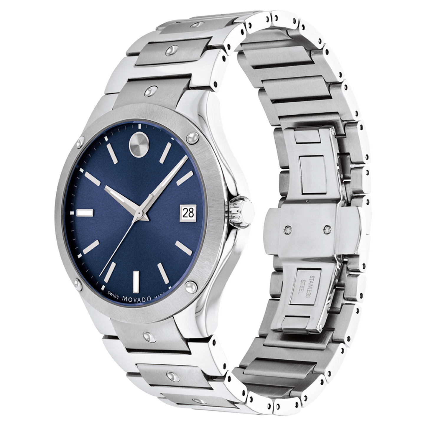 Movado SE Blue Dial Watch 0607513