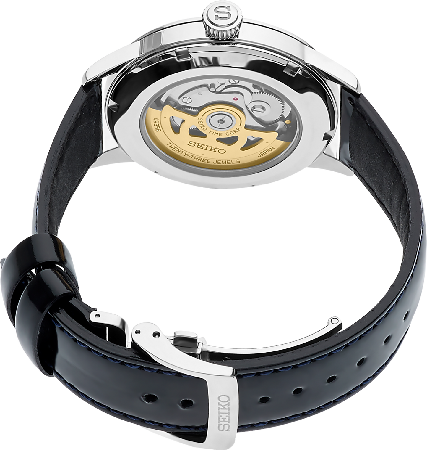 Seiko Presage Cocktail Time Automatic Light Blue Dial Men Watch SRPB43