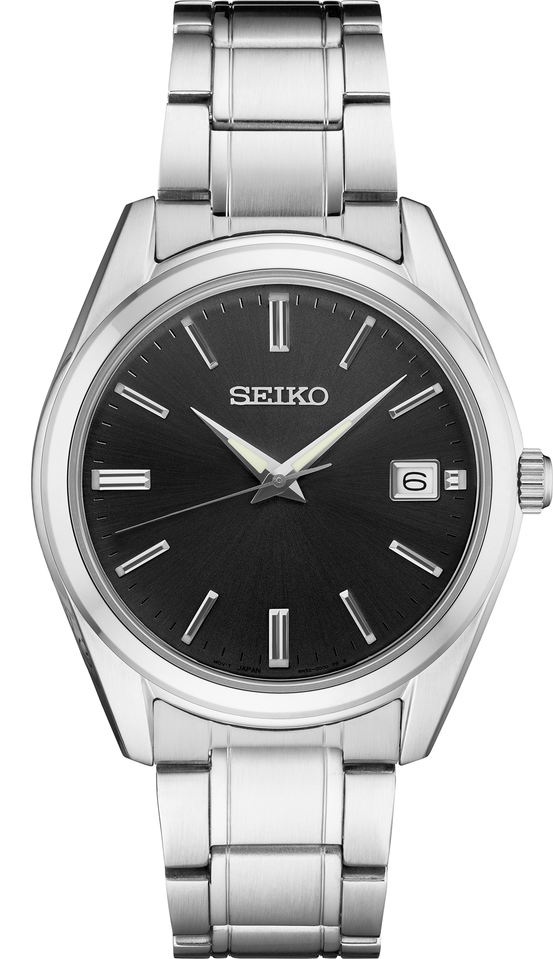 Seiko Essentials Black Dial Men's Watch SUR311