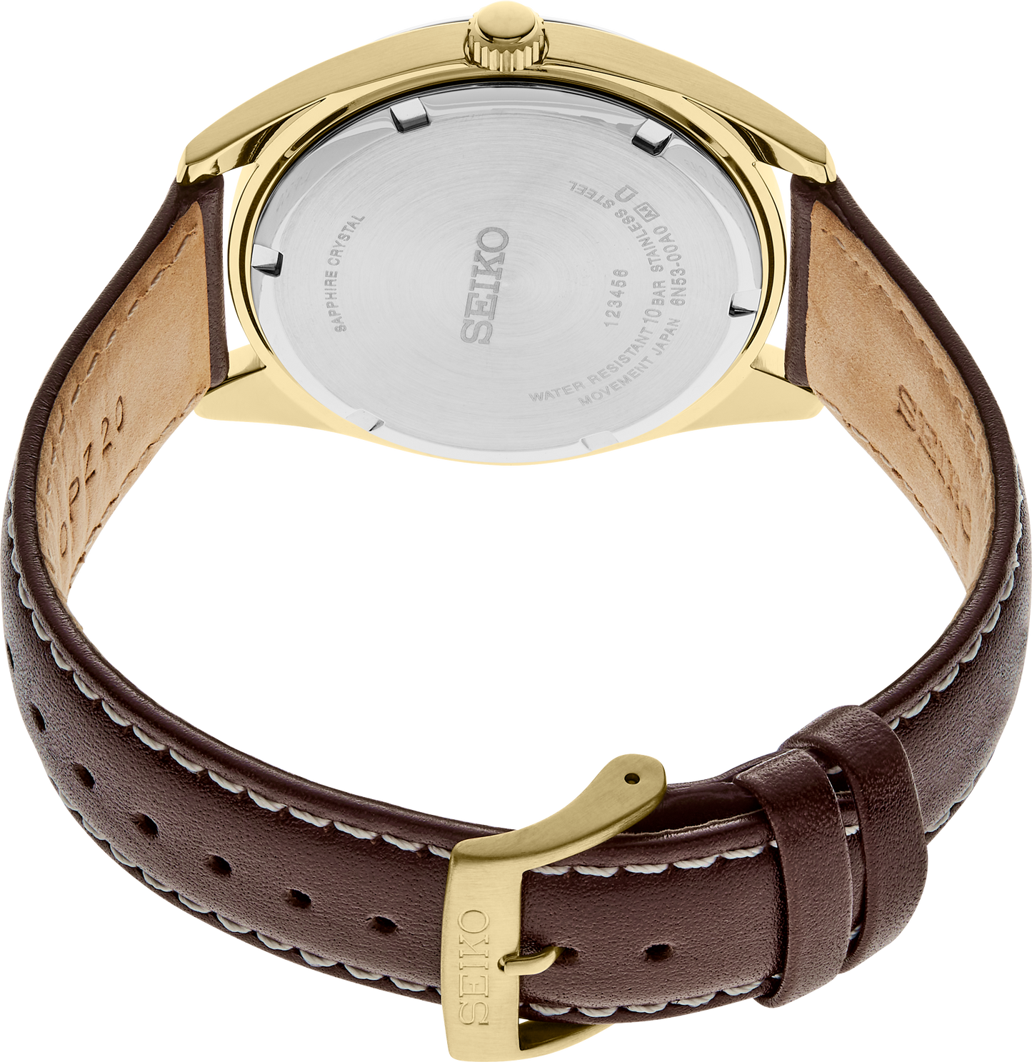 Seiko Essentials Champagne Dial Mens Watch SUR450