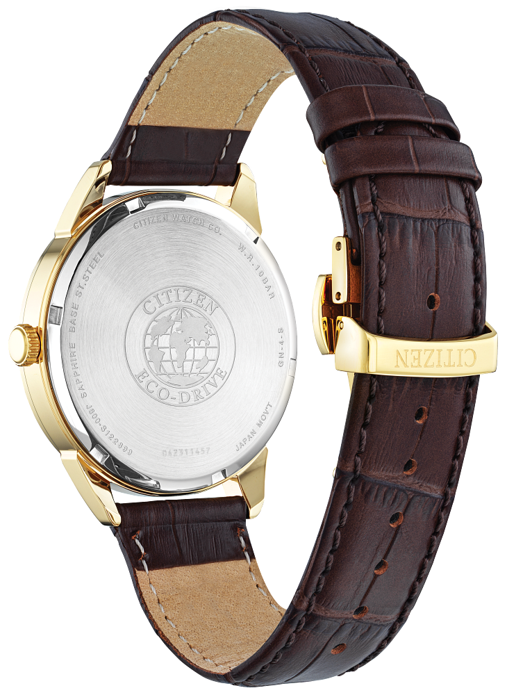 Citizen Eco-Drive Corso Men's Leather Strap Watch AW0092-07Q