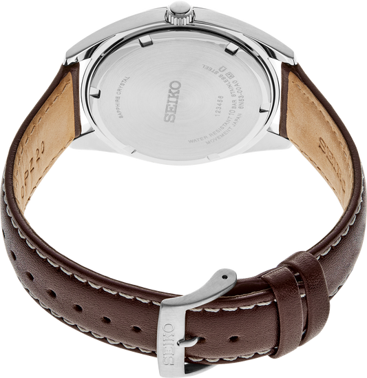 Seiko Essentials Green Dial Men's Watch SUR449