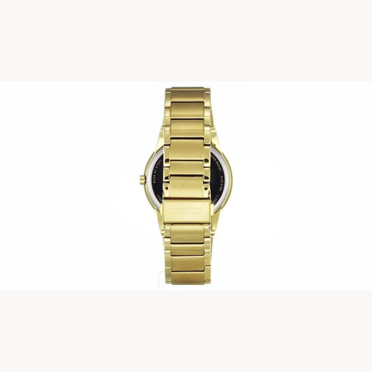 Citizen Axiom Eco-Drive Gold tone Black Dial Mens Watch AU1062-56E