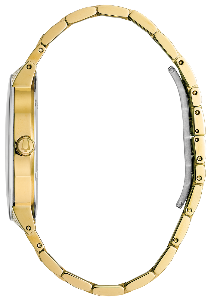 Bulova Futuro Gold Tone Diamond Men Watch 97D115