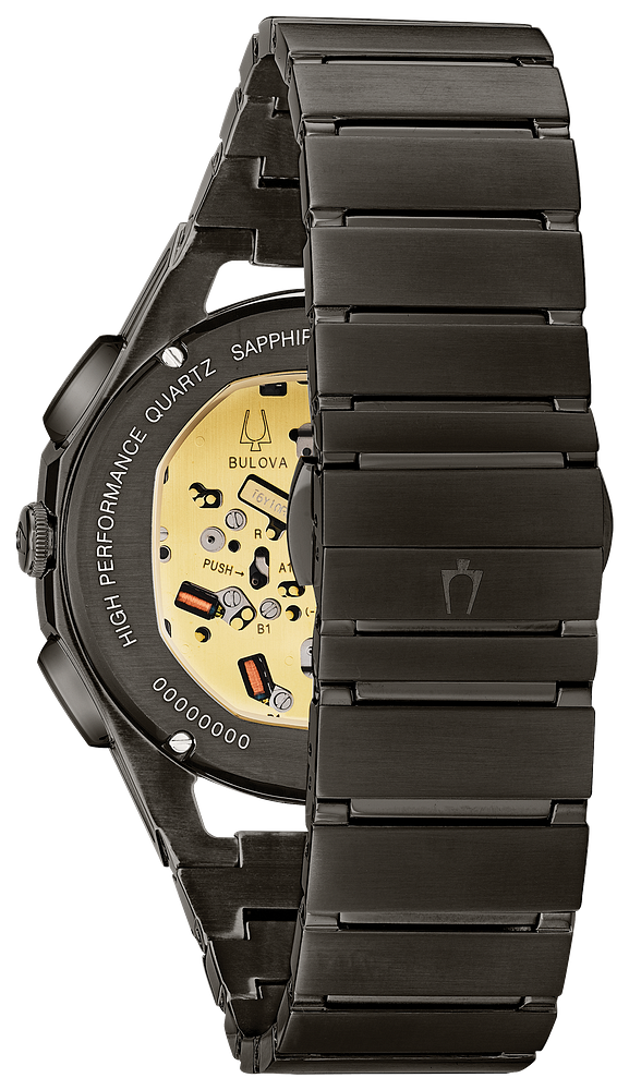 Bulova CURV Quartz Chronograph Gray Dial Mens Watch 98A206