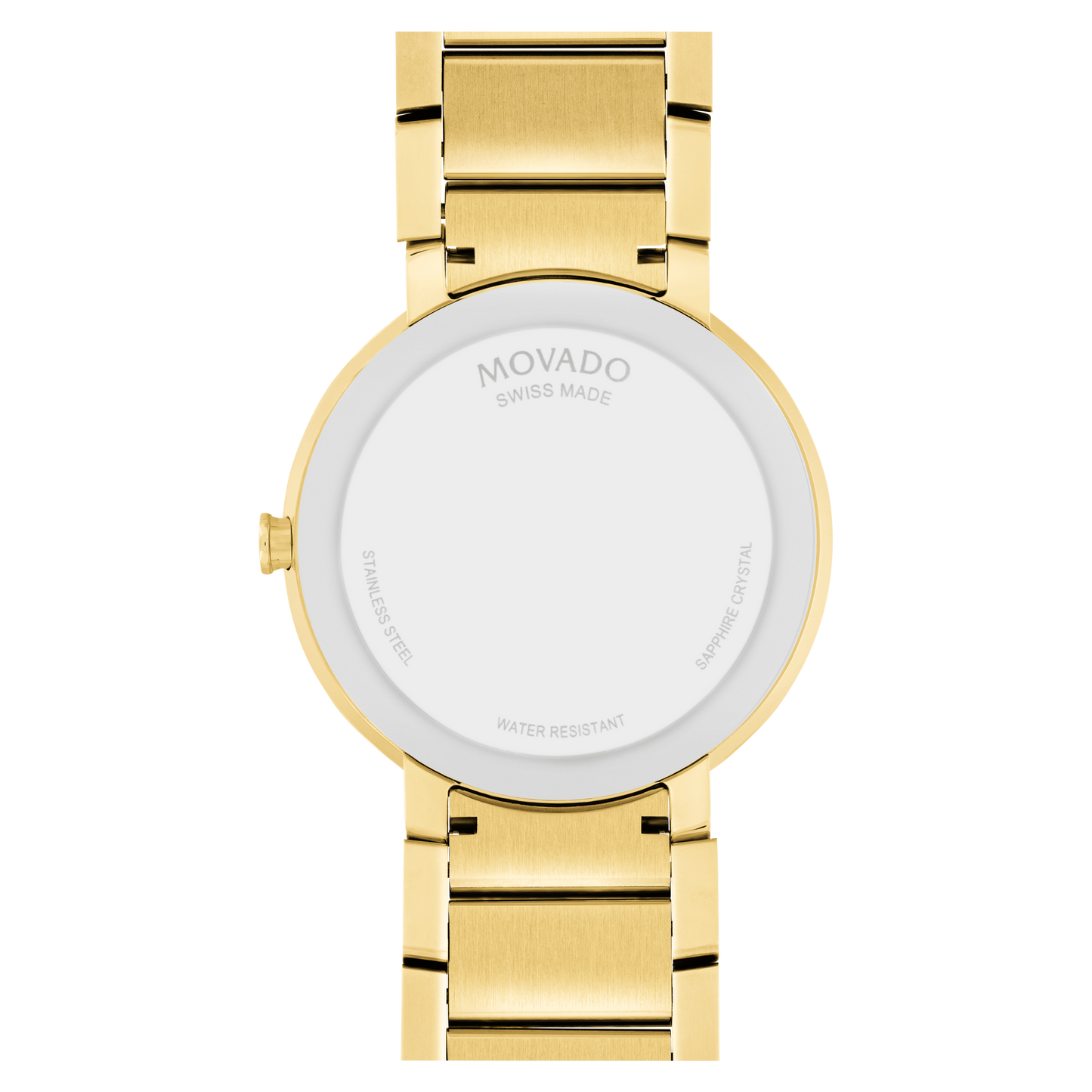 Movado Men's Watch SAPPHIRE Gold Tone 0607180