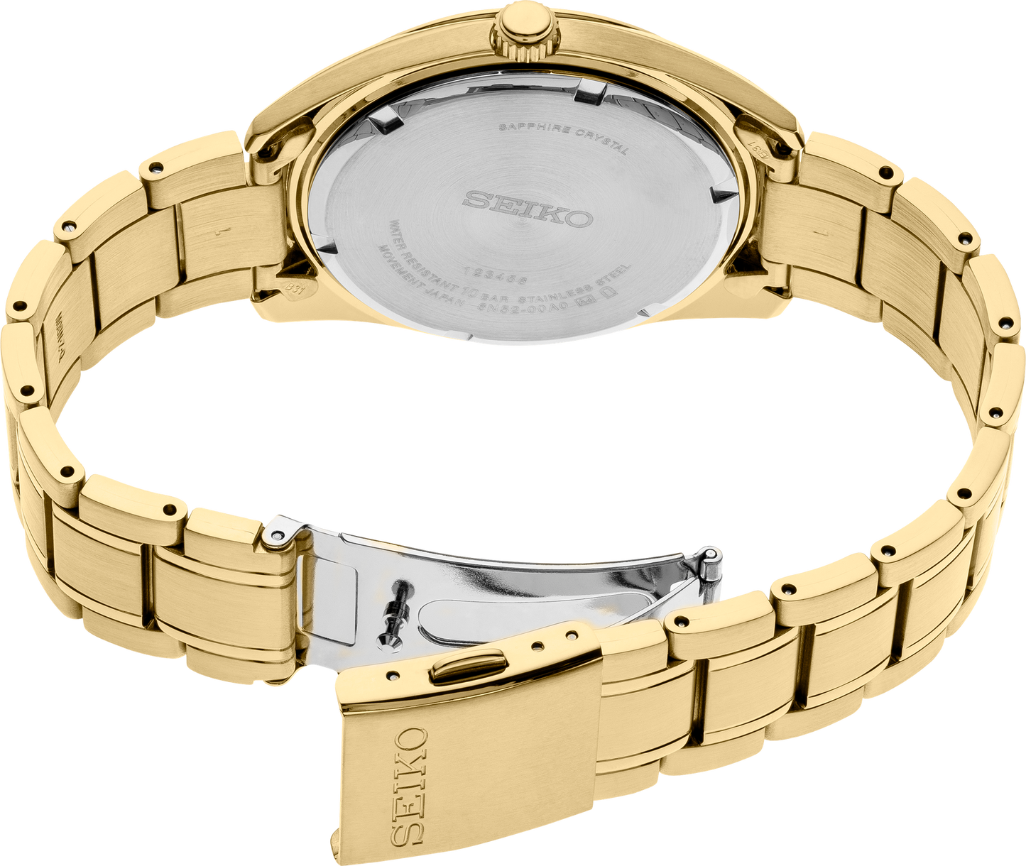 Seiko Essentials Gold Tone Men's Watch SUR314
