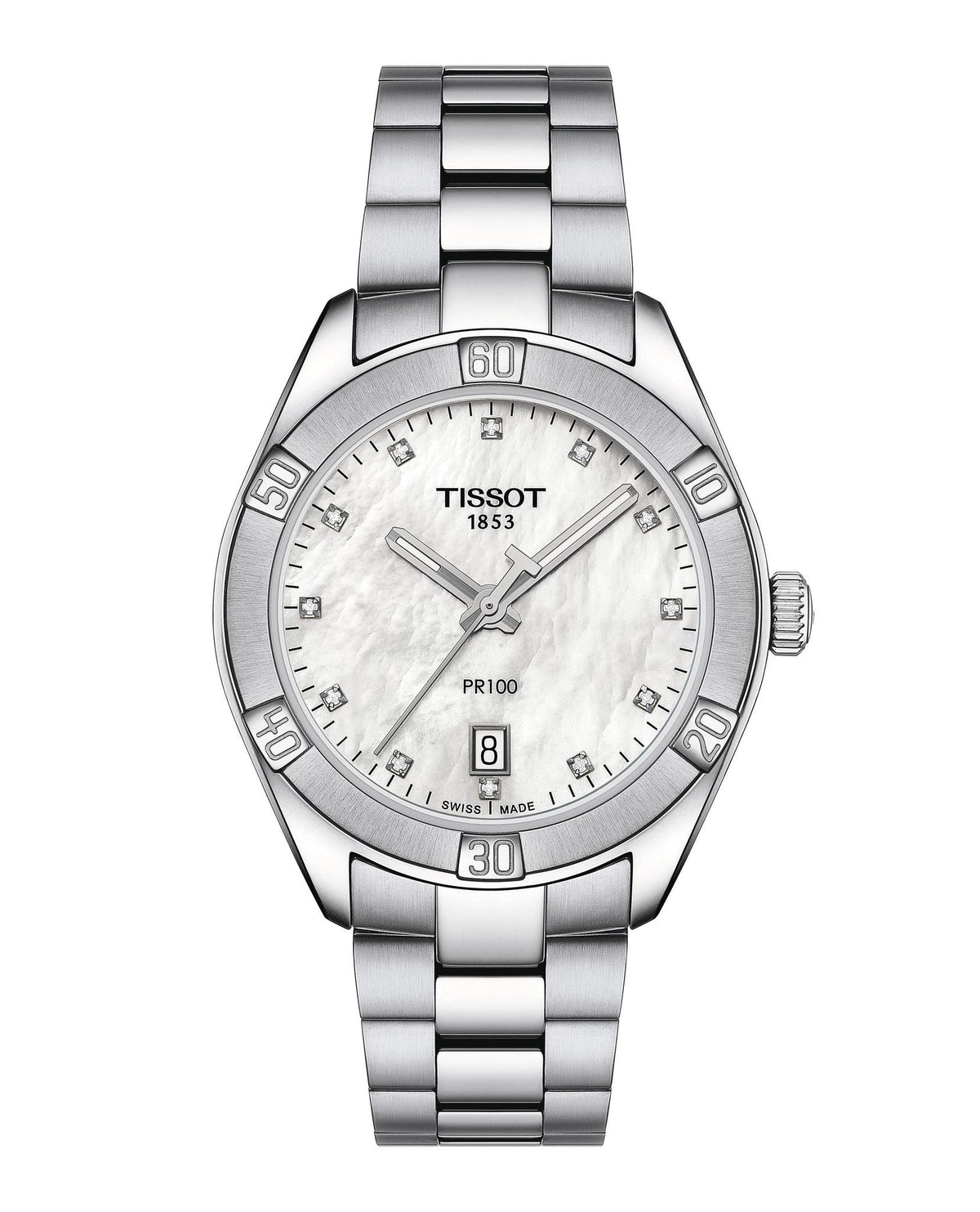Tissot PR100 Sport Chic 36mm Diamond Women's Watch T1019101111600