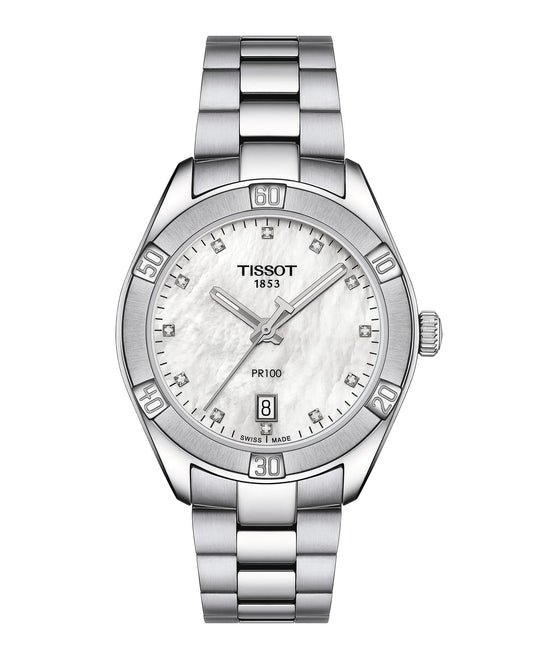 Tissot PR100 Sport Chic 36mm Diamond Women's Watch T1019101111600