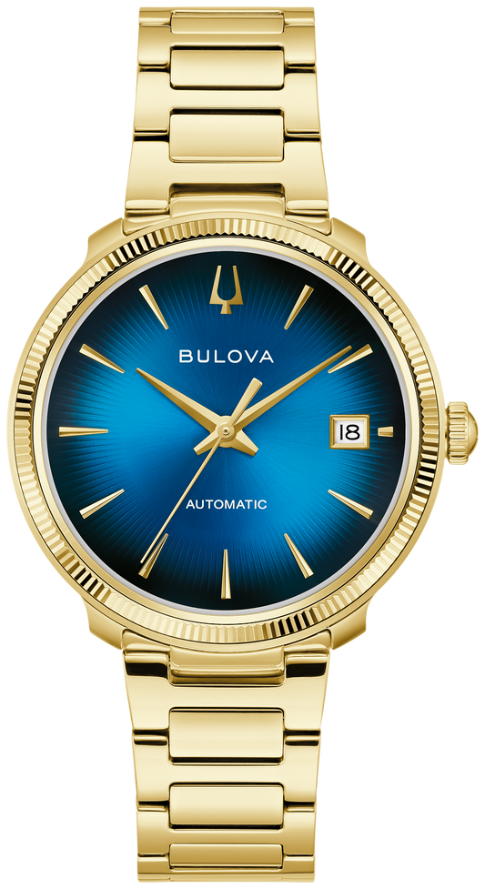 Bulova Disco Blue Dial Men's Automatic Watch 97B247