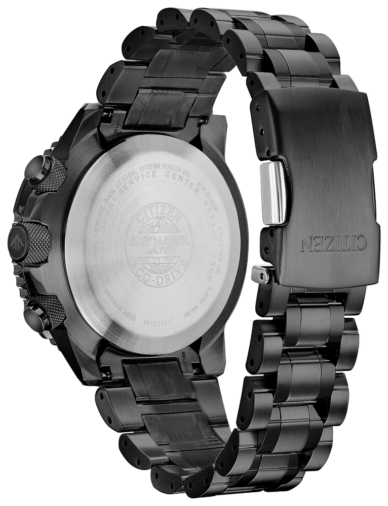 Citizen Eco-Drive Ana-Digi Display Black Dial Mens Watch JY8075-51E