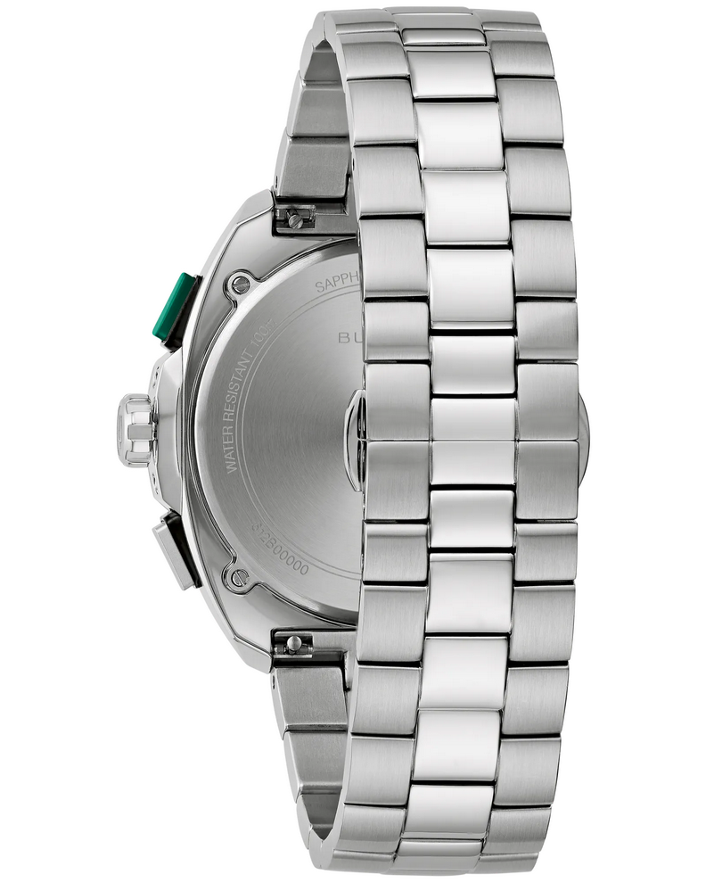 Bulova Racer Chronograph Green Dial Watch 98B468