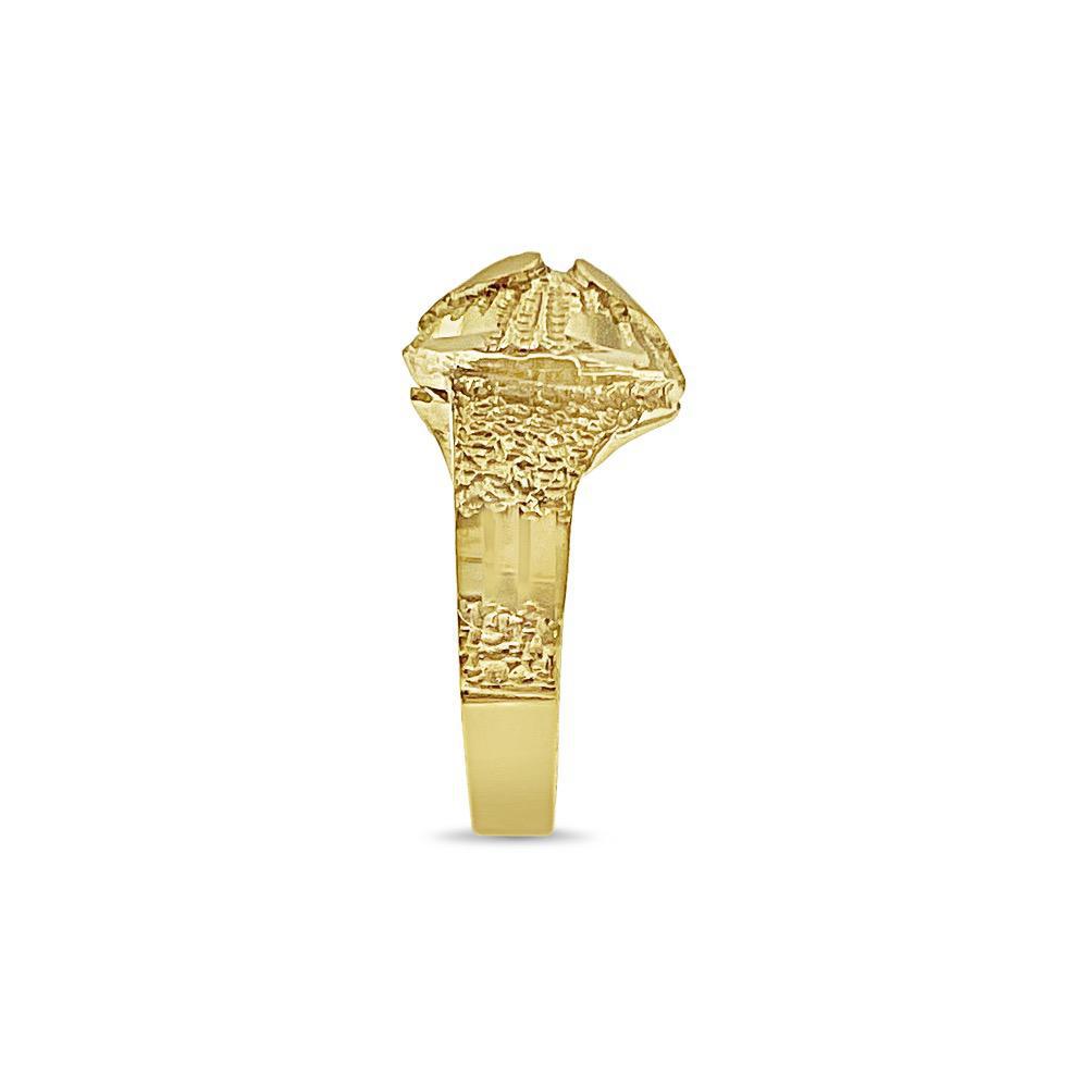 10k Yellow Gold Double Heart Ring