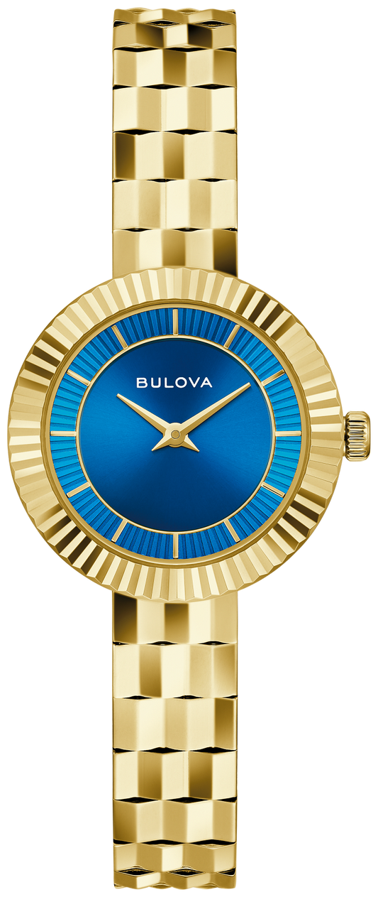 Bulova Disco Blue Dial Womens Watch 97L205