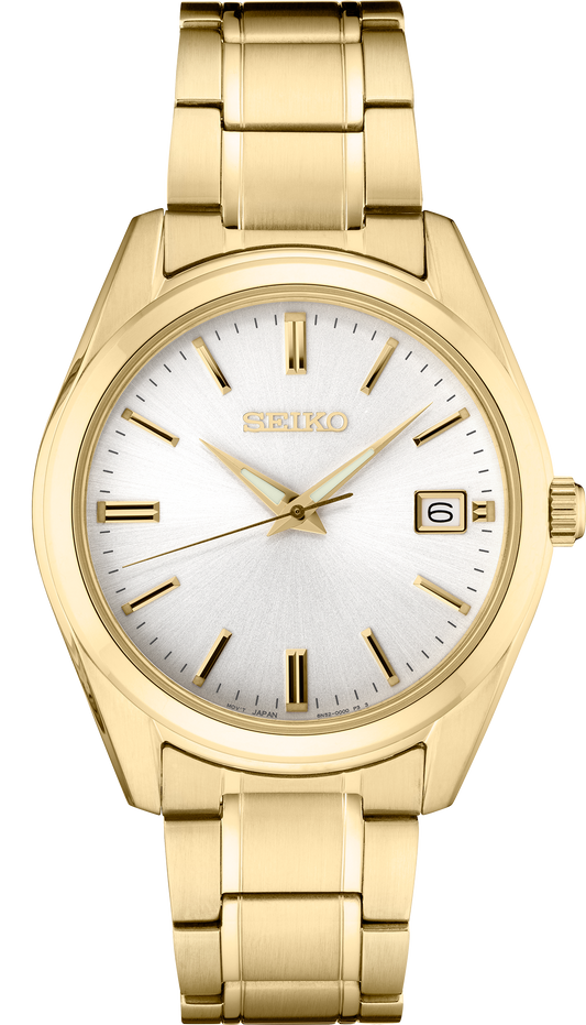 SEIKO Essentials Gold Tone Men's Watch SUR314