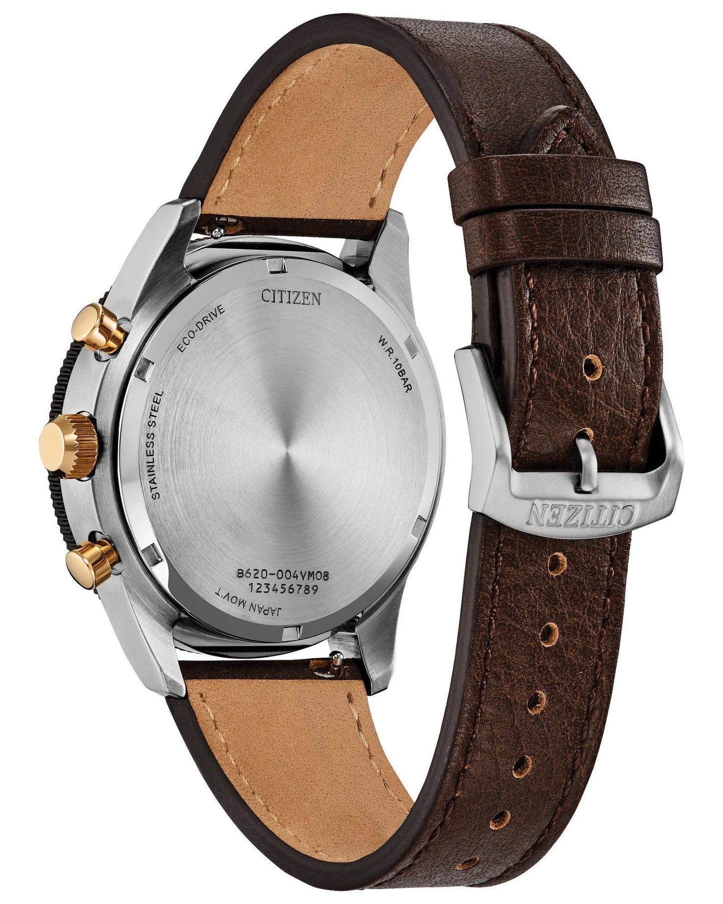 Citizen Terra Force Eco Drive Brown Dial Men's Watch CA4746-08X