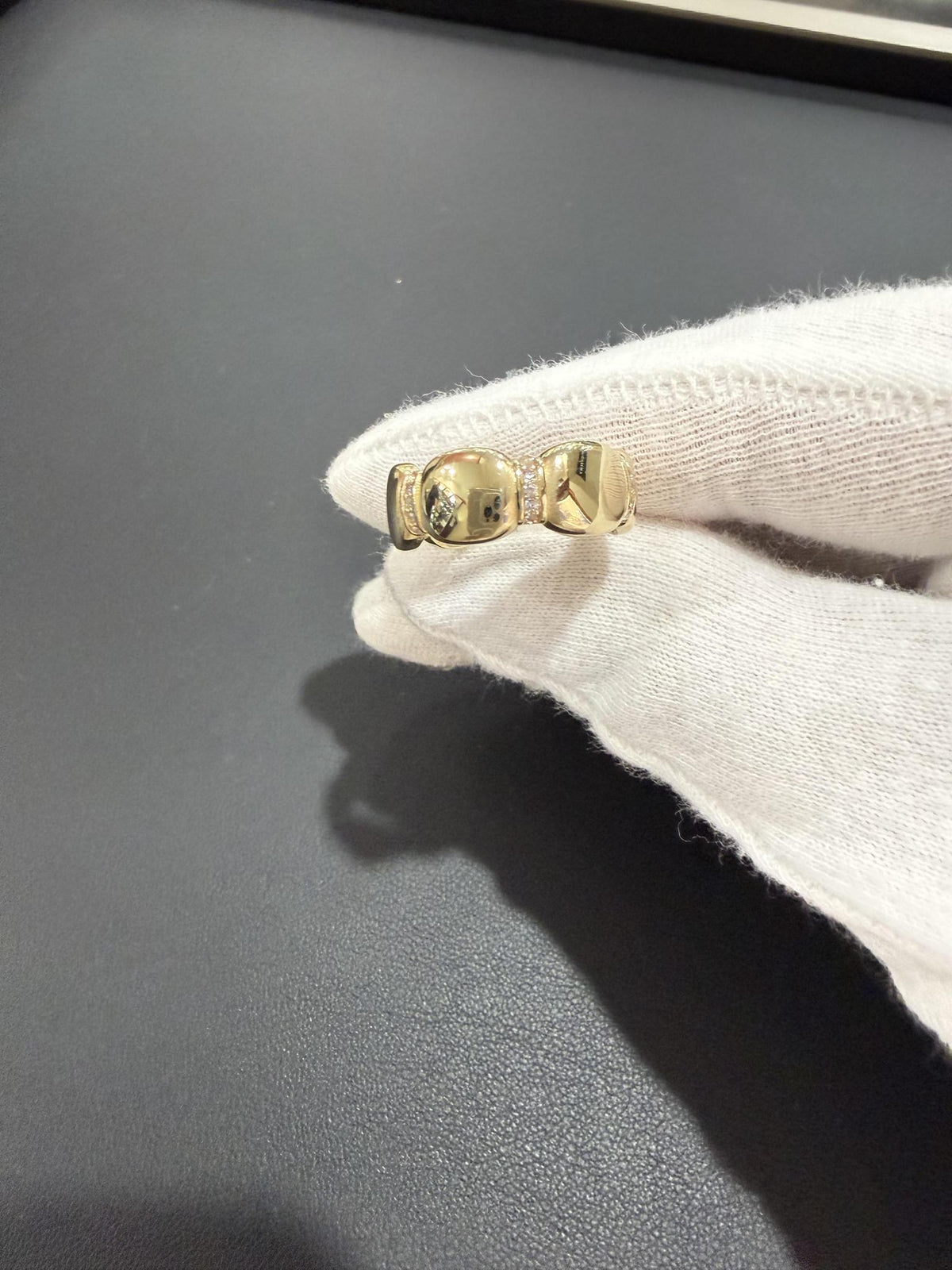 Ribbed Multi Dome Ring 10K Yellow Gold