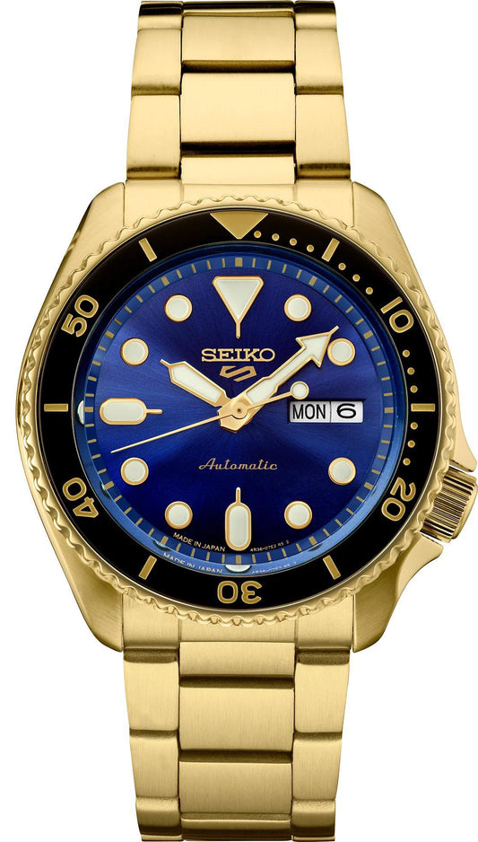 Seiko 5 Sports Automatic Blue Dial Mens Watch SRPK20