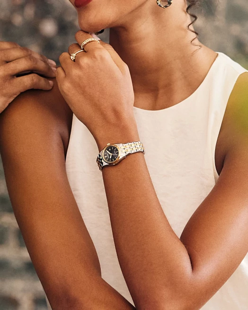 Citizen Corso Eco-Drive Black Dial Womens Watch EW2299-50E