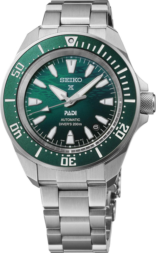 Seiko Prospex Automatic Diver PADI Green Dial Mens Watch SRPL53
