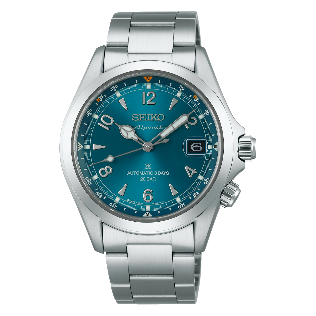 Seiko Prospex Land Alpinist Automatic Turquoise Dial Men's Watch SPB503