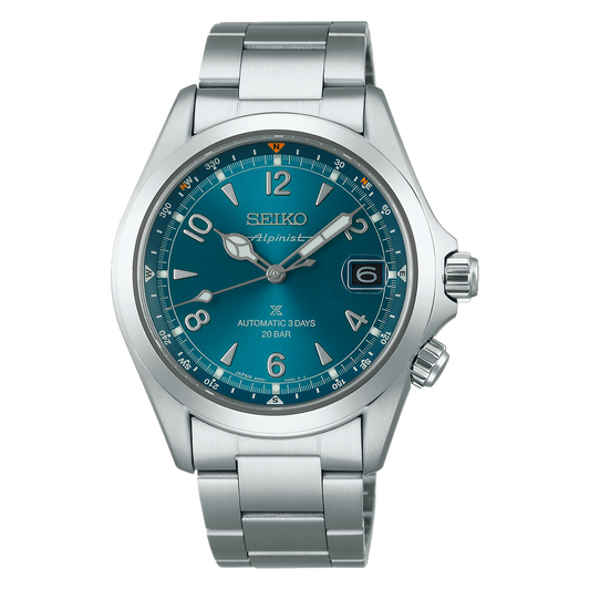 Seiko Prospex Land Alpinist Automatic Turquoise Dial Men's Watch SPB503